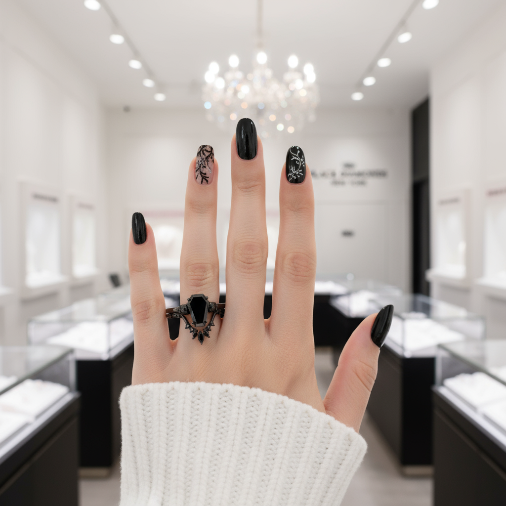 True Love Rings- 14k White Gold Limited Coffin Cut Diamond Rings