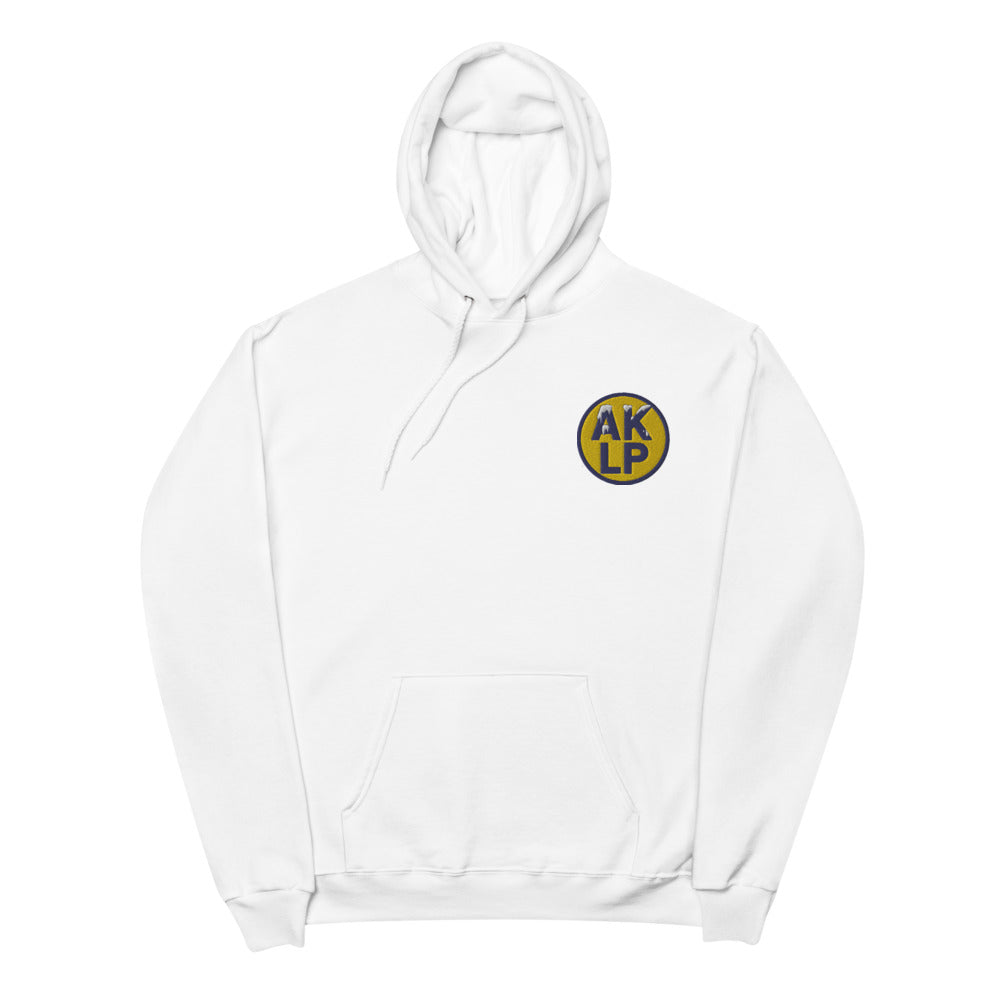 Alaska LP Embroidered Unisex fleece hoodie