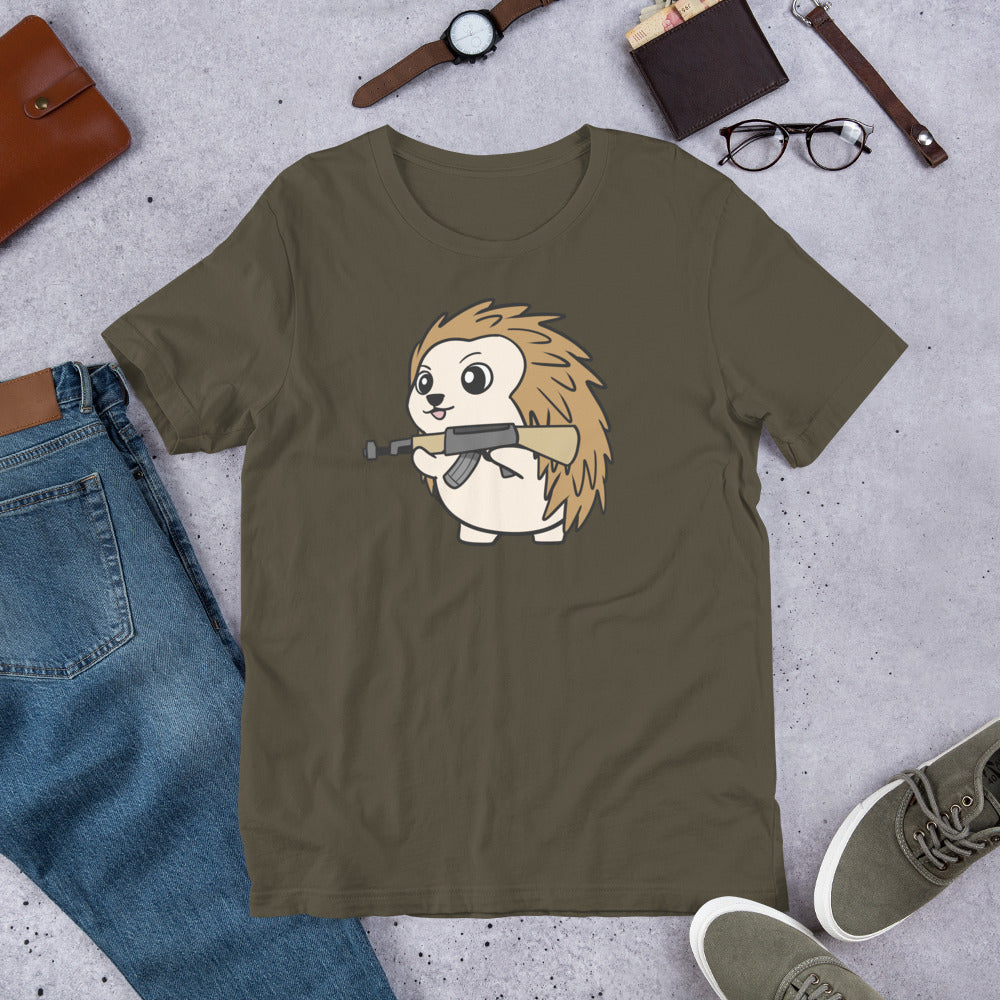 AK Porcupine Cartoon Unisex T-Shirt