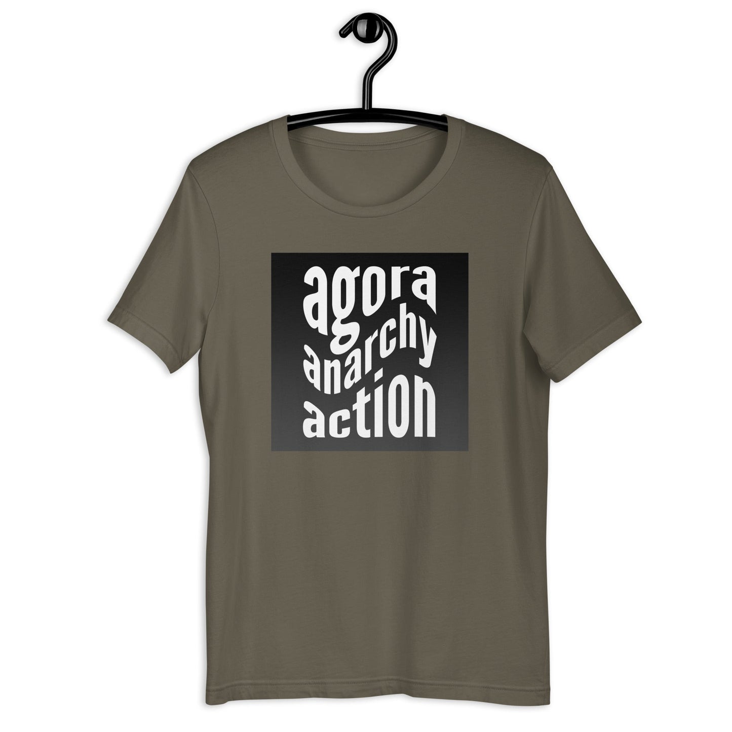 Agora Anarchy Action Unisex t-shirt
