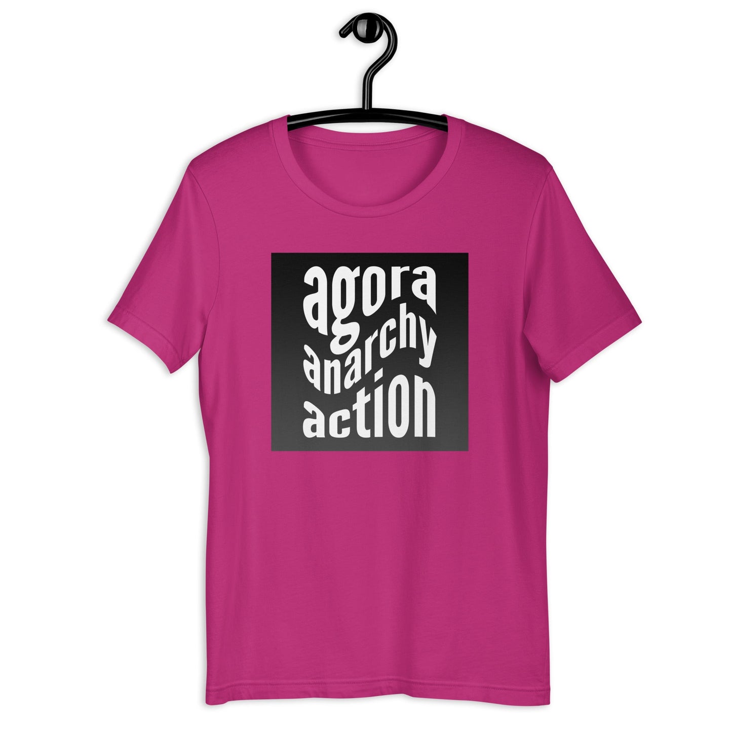 Agora Anarchy Action Unisex t-shirt