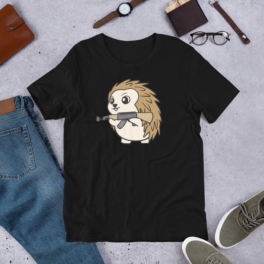 AK Porcupine Cartoon Unisex T-Shirt