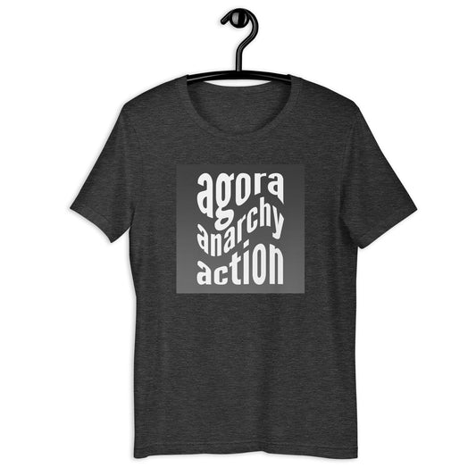 Agora Anarchy Action Unisex t-shirt