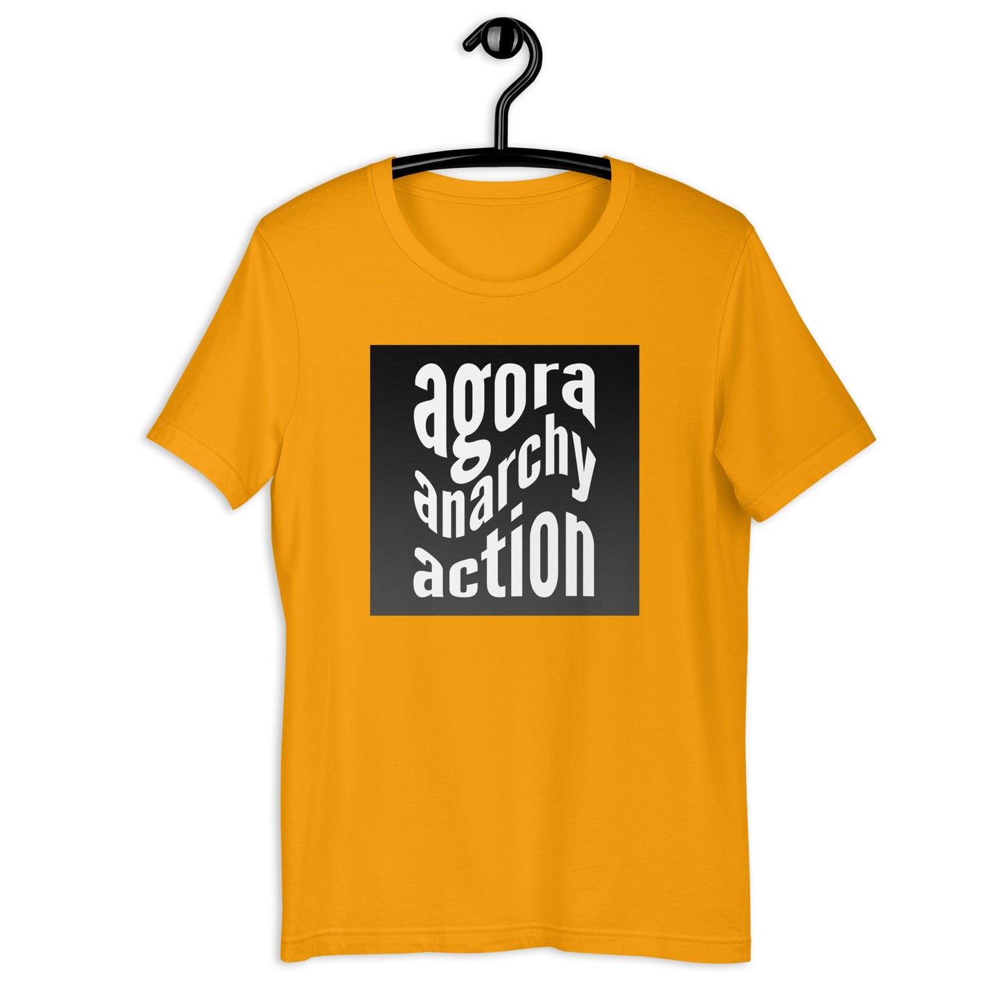 Agora Anarchy Action Unisex t-shirt