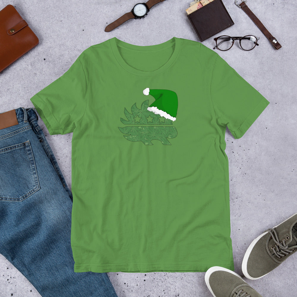 All I want for Christmas is Legal Marijuana LP Porcupine Unisex t-shirt