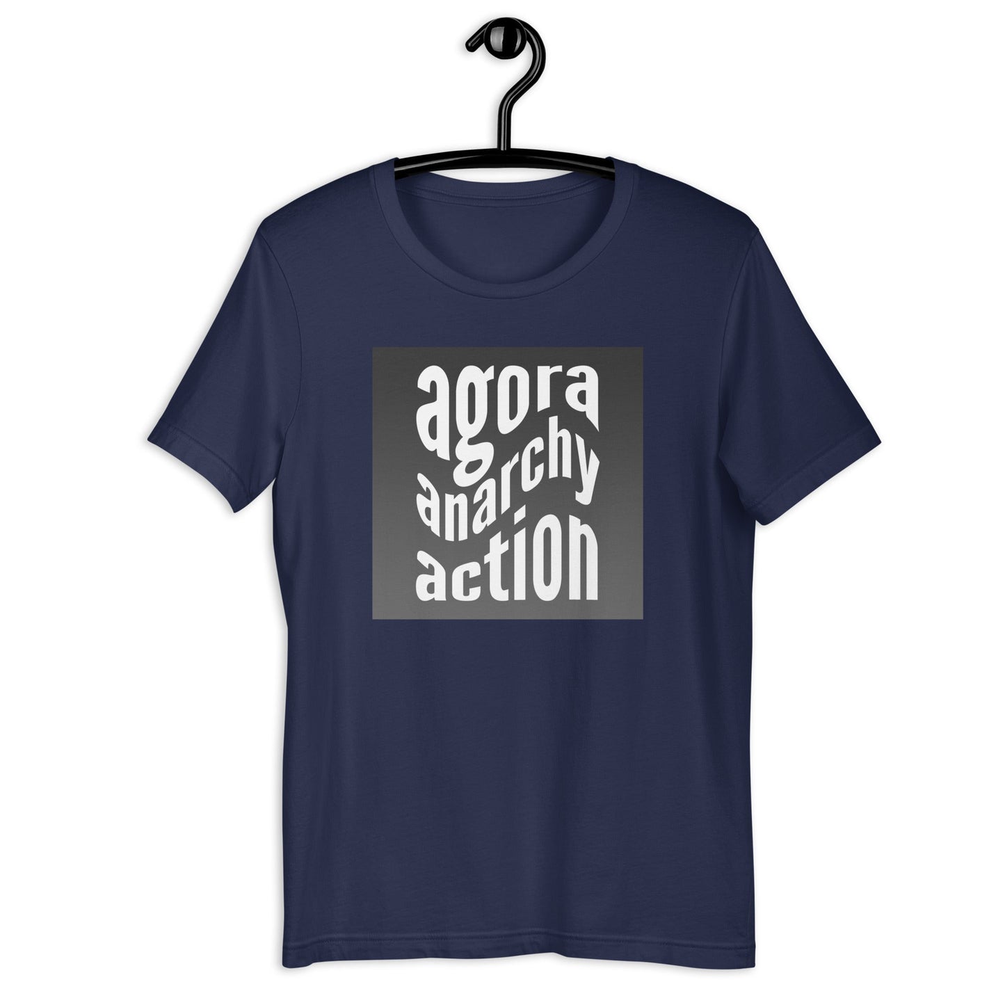 Agora Anarchy Action Unisex t-shirt