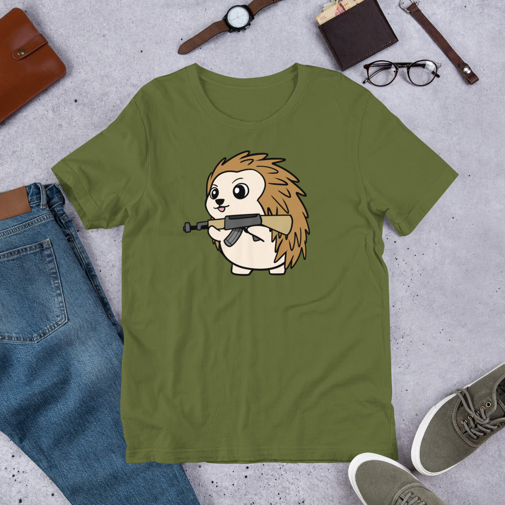 AK Porcupine Cartoon Unisex T-Shirt
