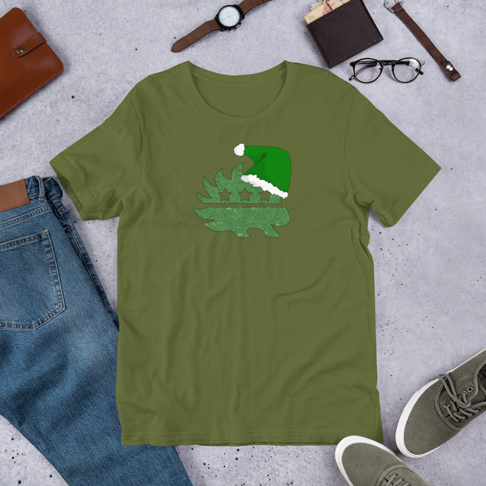 All I want for Christmas is Legal Marijuana LP Porcupine Unisex t-shirt