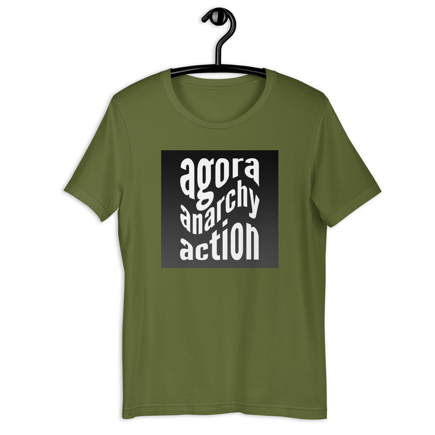 Agora Anarchy Action Unisex t-shirt