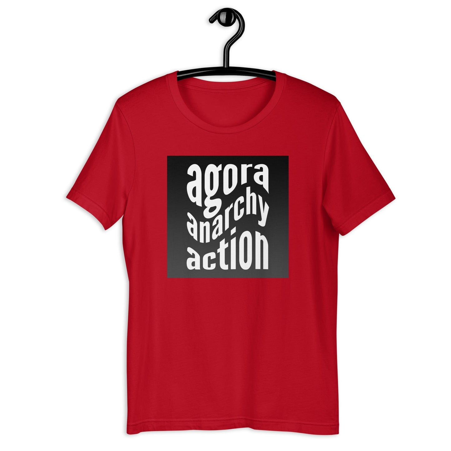 Agora Anarchy Action Unisex t-shirt