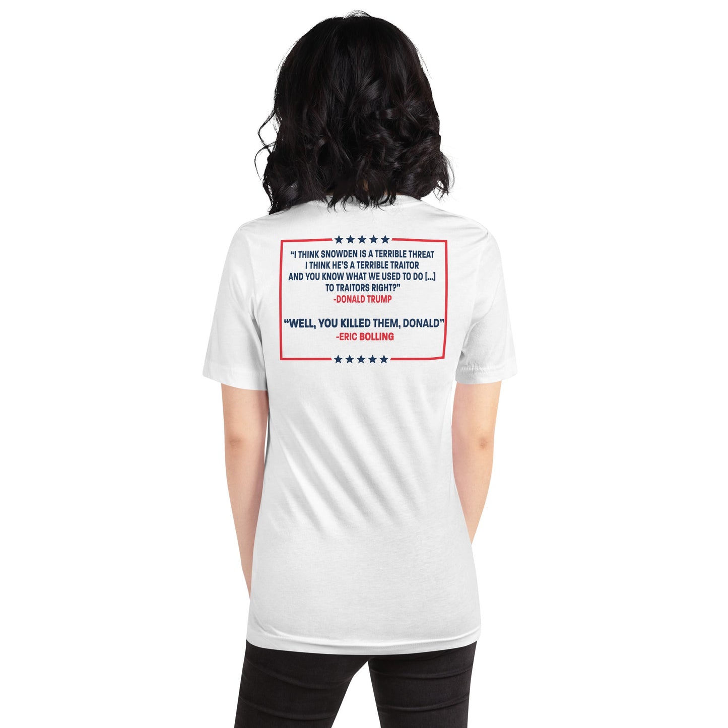 (Trump Didn't) Pardon Assange Pardon Snowden Pardon Ulbricht T-Shirt