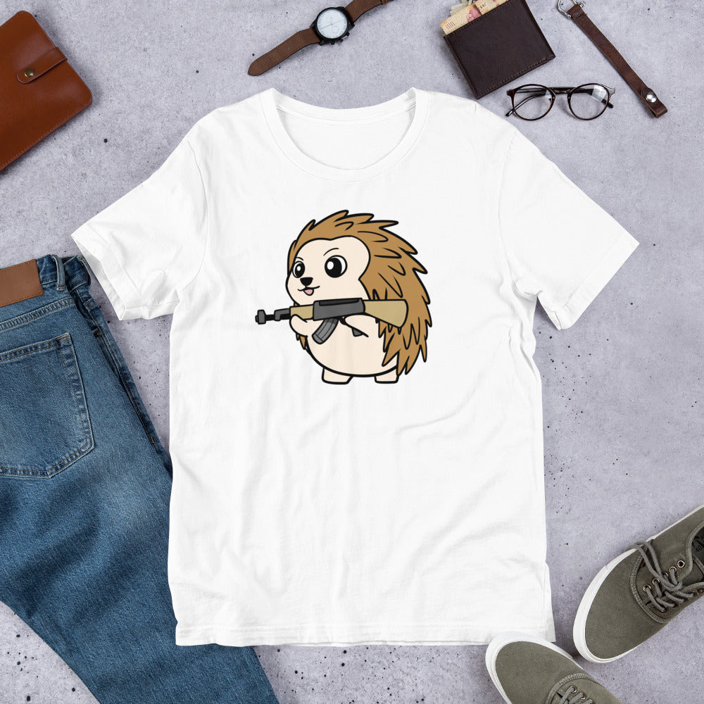 AK Porcupine Cartoon Unisex T-Shirt