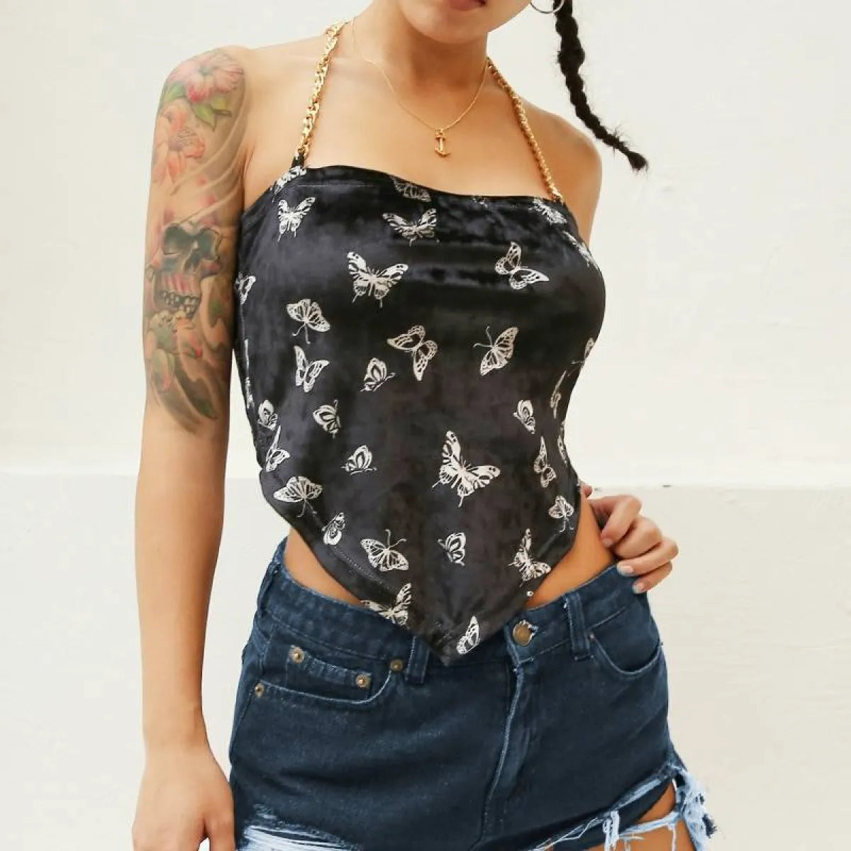 Butterfly Crop Top