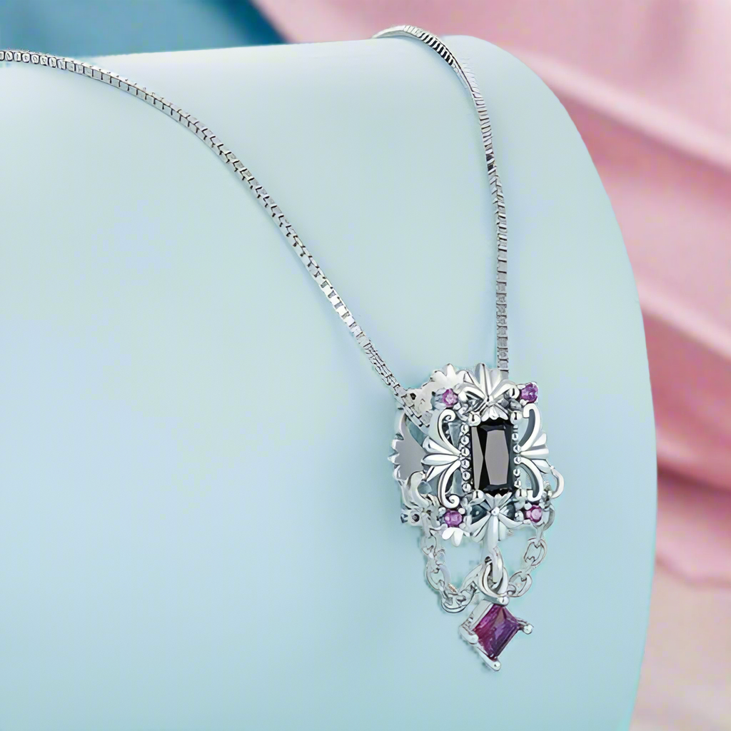 Vintage Fleur-de-lis Gothic Style Necklace