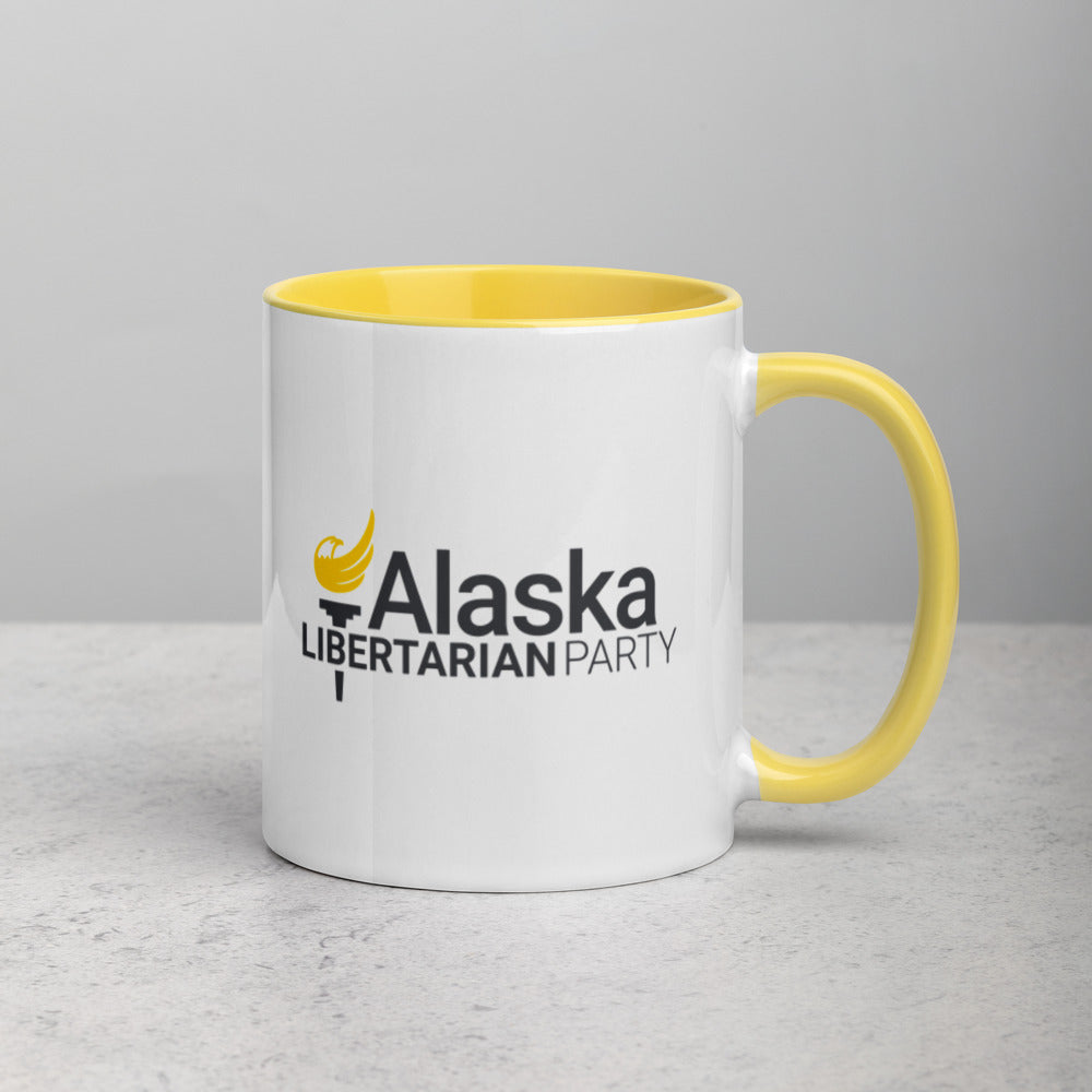 Alaska Libertarian Party Mug with Color Inside