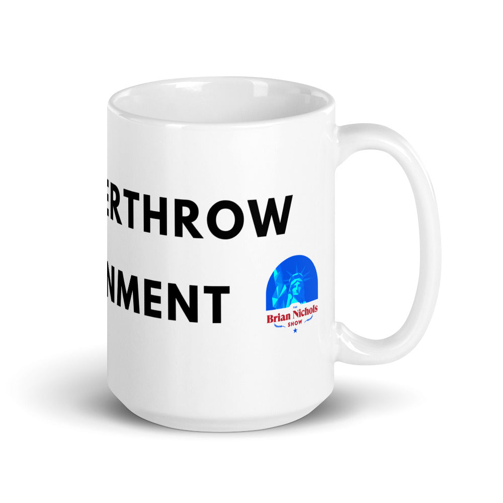 Alexa, Overthrow the Government White glossy mug