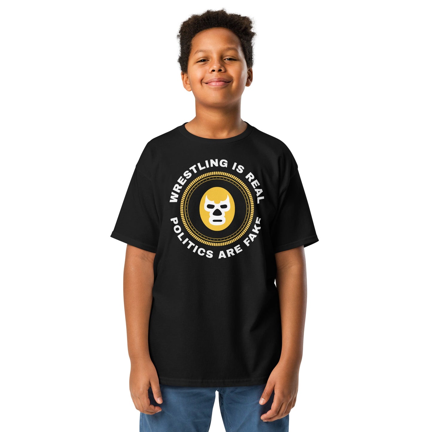 Wresting is Real Lucha Shirt Youth classic tee