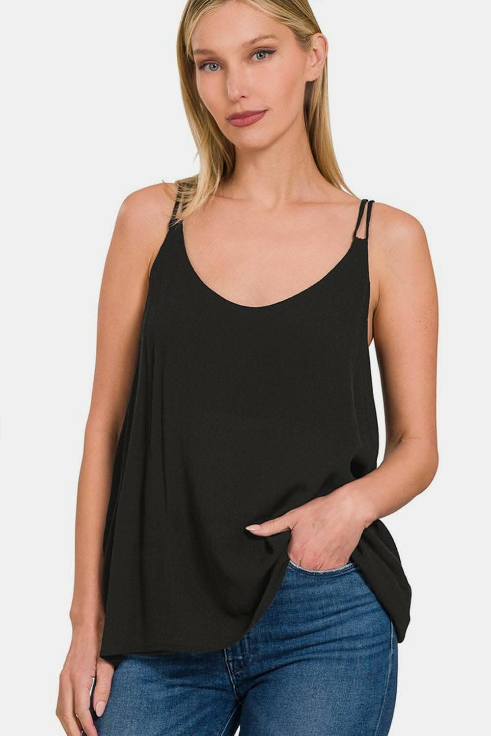 Elevate Your Style with the Zenana V-Neck Woven Cami