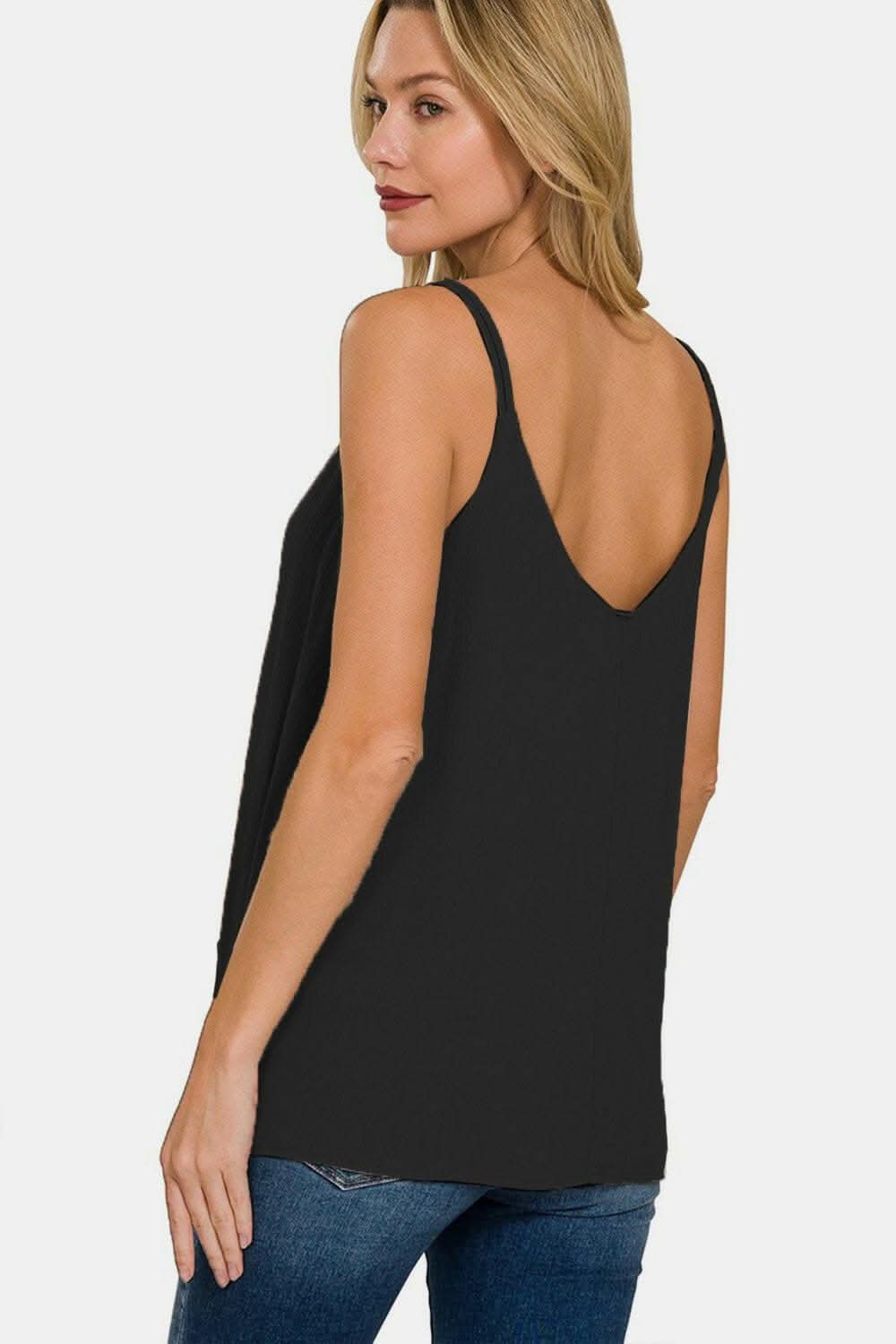 Elevate Your Style with the Zenana V-Neck Woven Cami
